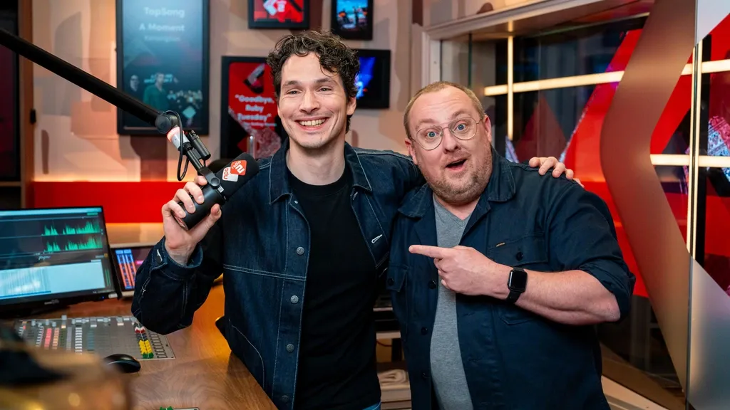 Daniël Lippens and Roelof de Vries are the new morning duo on NPO Radio 2